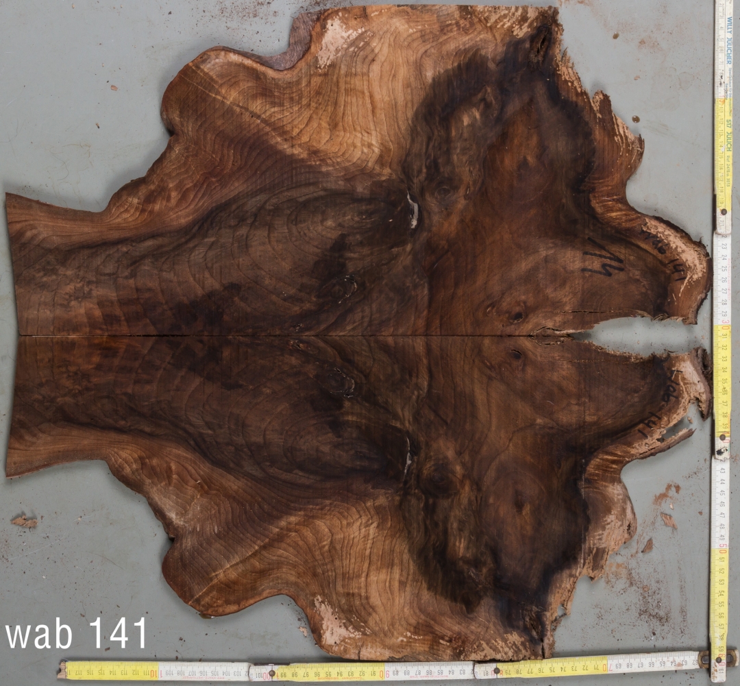 Walnut Burl Top 'WAB141' Book-Matched